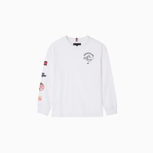 타미힐피거 캠프 멀티 프린트 티셔츠 (T42F7KKO510BT1YBR)