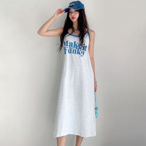 [LBRAND] 밀키스타 나시 원피스