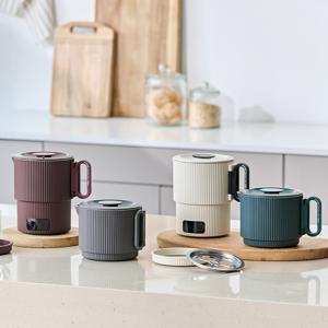 [26년형ver] 지티스 파스텔 접이식 전기포트 디지털 4color 여행용 햇반 커피 캠핑