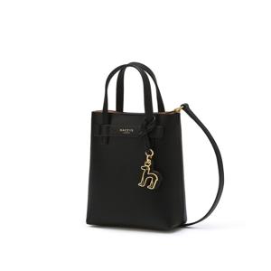 [인기신상]HIWA6E410BK_여성 블랙 단색 소가죽 미니토트백