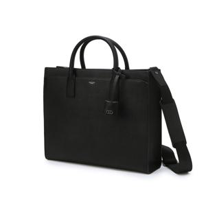 [백화점BEST]HJBA6E626BK_남성 블랙 단색 소가죽 토트백