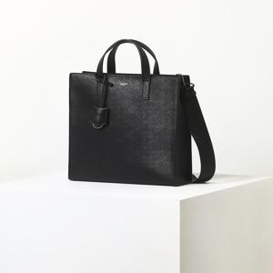 [A4사이즈]HJBA6E885BK_블랙 참장식 크로스 겸용 남녀공용 미니 토트백