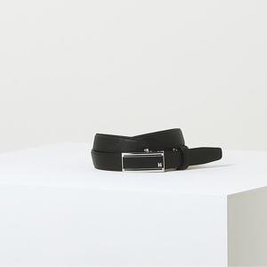 [인기신상] HJBE6E161BK_남성 블랙 버클장식 소가죽 자동벨트