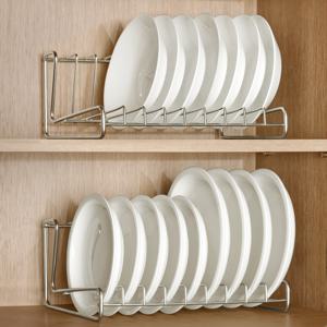 리본제이 무디타 304 스텐 접시 정리대 L자형 그릇 거치대 L 2P세트