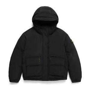 N244UDW100 쿠온 아웃포켓 구스 다운 점퍼 CARBON BLACK