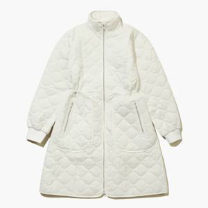 여성 퀼팅 패딩 풀집업 원피스