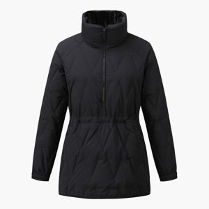 여성 중힙기장 다운 아노락