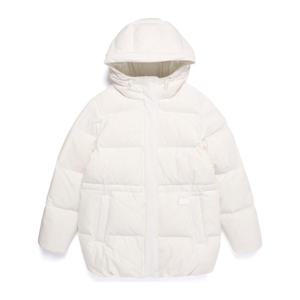 25FW 여성 허리 스트링 후드 덕다운 점퍼 N254WDW080