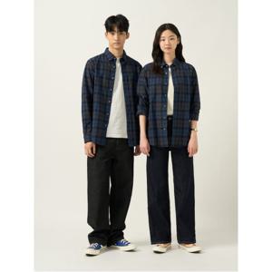 남녀공용 블랙워치 체크 셔츠  애쉬 (BC5864C114)