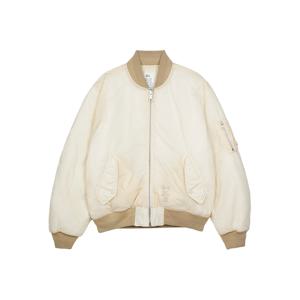 왁스드 빌트 봄버 자켓 크림 115803-1228