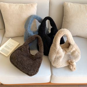 [브리치]  / 뽀글이 워머 토트백 (4color)