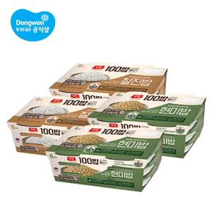 양반100밥 현미밥 12입 + 찰진밥 12입 (130g) 24입