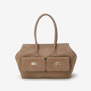 [씨씨콜렉트] 스웨이드 버클 더플 백 C254PHE021