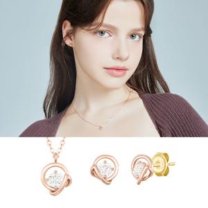 [제이에스티나] ETER 14K 목걸이+귀걸이 세트_SET-JJERNQ3BF689R4420+JJEREQ3BF689R40A0