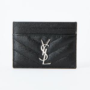 생로랑 은장 마틀라세 카드지갑 423291 BOW02