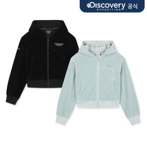 [디스커버리] 여아 벨로아 후드 자켓 2종 택1