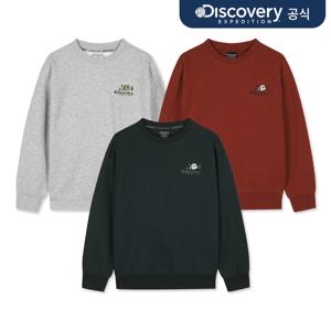 [디스커버리]?키즈 백면 그래픽 기모 맨투맨 3종 택1