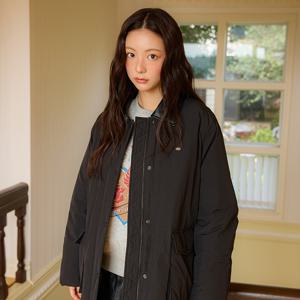 [정가499000]페이크레더 카라 덕다운 워크자켓 OP5WMA680