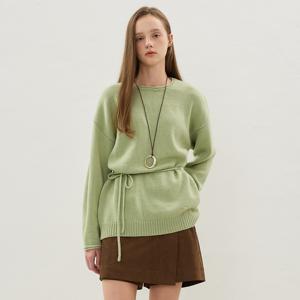 [정가159,000]울100 허리 스트링 니트 풀오버 OH5WPB810