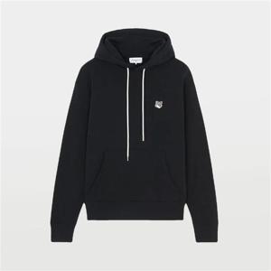 폭스 헤드 패치 남성 후드 티셔츠 GU00335KM0002 BK