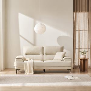 듀베인 프리미엄 천연면피 소가죽 3인용 소파(스툴제외)