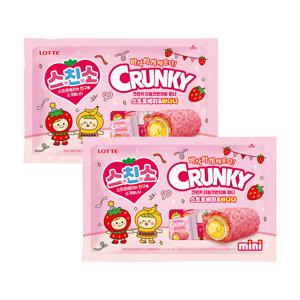 크런키 더블크런치바 미니 스트로베리&바나나313GX2개