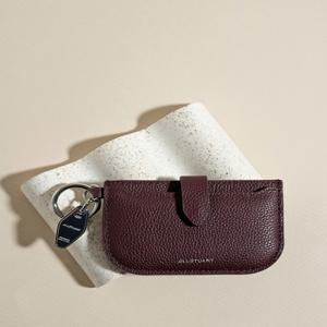 뉴욕 액세서리 [[26SS]] JAWA6E223D2 [인기재입고][보우][키링포함] 와인 소가죽 카