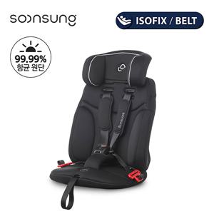 순성 빌리 프로 휴대용 카시트 블랙 / 전용백+킥매트