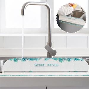 싱크대물막이 가스렌지 가림막 설저지 튀김방지 펜스 싱크대물막이 물튀김방지 실리콘물막이