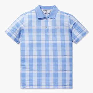 [정가 278,000원] 여성 냉감 체크 반팔티셔츠 블루(MP222LTS53)