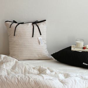 테슬ST 스트링 리본 쿠션커버 2colors