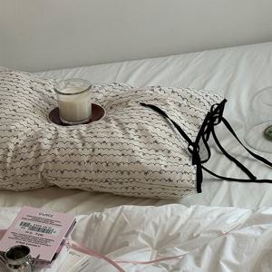 리본 웨이브 스트링 리본 베개커버 (50x70)