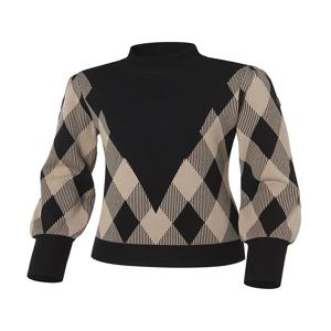 여성 CF 아르떼 체크 방풍 스웨터 WWW22K42E2