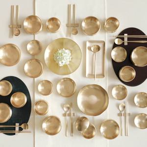 방짜유기 6인 반상기+사절판