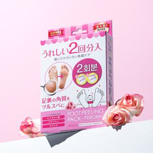 발팩장인 페로린 로즈향 2회분 1개 뒤꿈치갈라짐 각질제거 필링팩 발바닥 굳은살 연화제 풋마스크