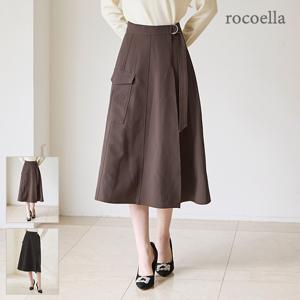 [최초가 79,800원] 헤이리 A라인 랩 카고 스커트