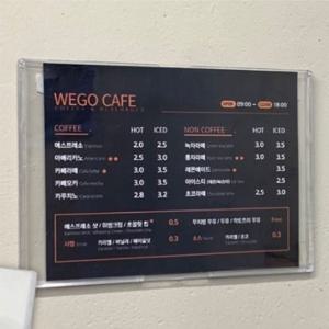 투명 알림판 부착용 A5 꽂이판 가로형 A4꽂이 종이꽂이 이름표 A4게시판 학생명찰 명찰제작