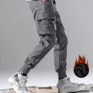 따뜻한 기모 윈터 팬츠 조거 따뜻 방한 겨울 조커 바 남자조거팬츠 카고바지 남성카고바지