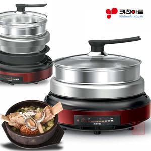 4L 대용량 전기 멀티쿠커 그릴 만능 냄비 쿠커 전골 찜기 구이 다용도 전기그릴 전기쿠커