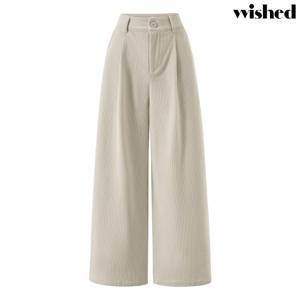 정상가:89,000원 ㅣ 코듀로이 핀턱 와이드 롱 팬츠 (WICDPT006)