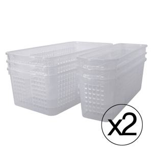 실리쿡 냉장고 수납용기 트레이 실속 세트