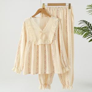 [브리치]  / 순면100% 레오네 공주 봄 가을  잠옷 여성파자마 세트