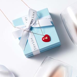 [티르리르] 14K 핑크골드 러브통통 레드 펜던트 TPJK4P00067M-TY