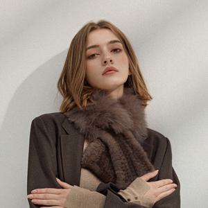 [최초가 126,000원] 아니타 밍크&폭스 머플러