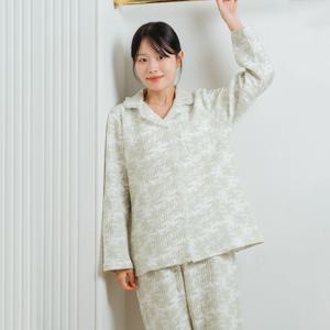 [브리치]  / 그린티 순면 누빔 잠옷 세트 겨울 홈웨어 수면