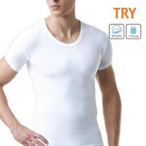 TRY 남성 반팔런닝 남자 순면 런닝셔츠 4종세트