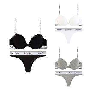 CK 여성 모던 코튼 데미 브라+티팬티 세트 QF7936+F3786 3종 택1