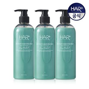 오프레시 딥 허벌 두피&헤어팩 500ml x3 (탈모완화기능성)