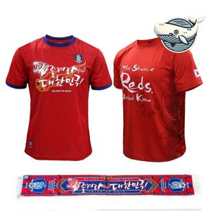 대한민국 응원팀티셔츠 축구팬티셔츠 스포츠유니폼 월드컵티셔츠 월드컵공식티셔츠 월드컵머플러