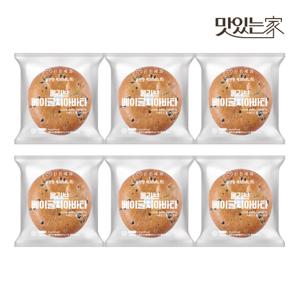 윤연중셰프(준명장) 정직하게 만든 건강한빵 올리브베이글치아바타 6개